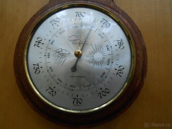 RETRO barometr ESCHENBACH 47cm - funkční- nefunguje vlhkoměr - 2