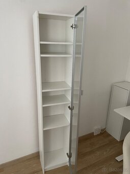 Ikea billy bílá knihovna regal prosklená 30x39x200cm - 2