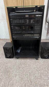 Věž SHARP W800H gramo, tape, CD, repro - 2