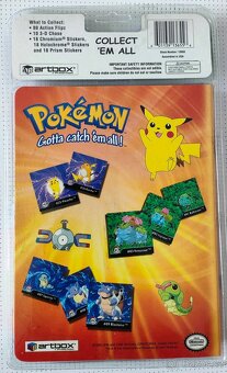 Pokémon Artbox Flipz album, zcela nové ještě zatavené - 2