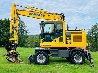 Kolové rypadlo Komatsu PW160-10 - 2