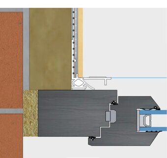 Likov Špaletový profil LS2–FLEX, antracit, nové - 2