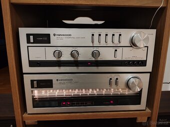 Loewe Hifi Rack, Kenwood zesik + tuner, reproduktory HECO - 2