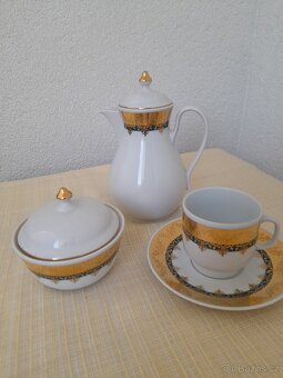 Kávová čajová souprava zlatá Henrieta - 2