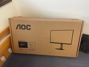 2K 27” monitor AOC Q27V5C/BK (výměnou) v perfektním stavu - 2