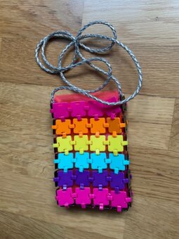 Kabelka duha batoh stříbrný kočka jelen - 2