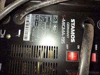 Prodám svářečku STAMOS S-MIGMA-195 + bohaté příslušenství - 2