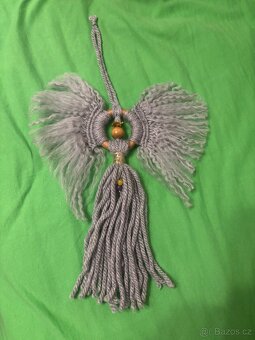 Macramé dekorace anděl - 2