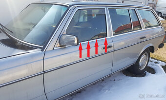 mercedes W123 sametky vnější - 2