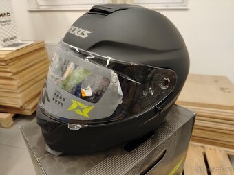 nová přilba AXXIS EAGLE černá matná M - 2
