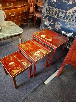 Starožitné stolky pod sebe-Japonsko - 2