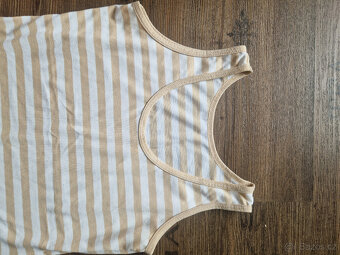 Šaty dlouhé - tílkové-proužkované - 2