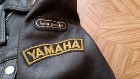 Černá kožená bunda na motorku Yamaha XS - 2