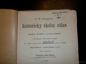 Historický školní atlas F.W. Putzgerův 1908 - 4. vydání - 2