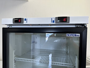 493 Prosklená chladnice NORDLINE RD320LG dělená 2 kompresory - 2