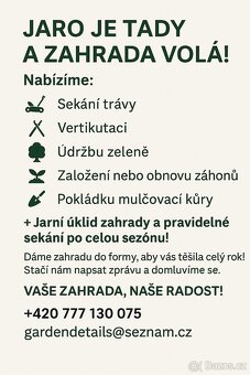 Údržba zahrad, vertikutace, zahradnické práce - 2
