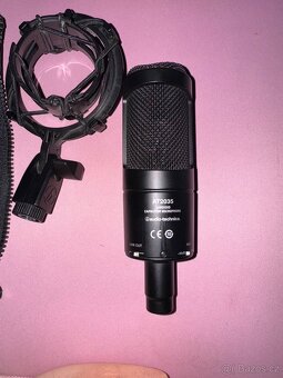Audio-Technica AT2035 Cardioid Condenser Microphone, Black - 2