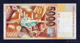 Slovenská bankovka 5000 Sk, série A, UNC 2003 - 2