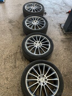 Sada letních kol + zanovni letni pneu orig mercedes amg r19 - 2