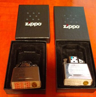 Prodám inserty Zippo - 2