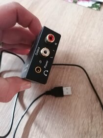 Převodník audio optika/cinch - 2