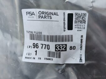 nová nerozbalená trubka klimatizace PSA 9677033280 - 2