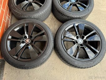 Alu 18" 5x112 orig. škoda "ZENITH Black" letní SUP3 TOP - 2
