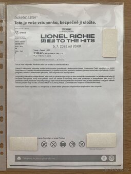 Vstepenka na Lionela Richie - 2