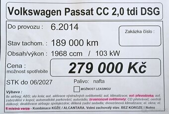 Volkswagen Passat CC 2,0tdi DSG - 2