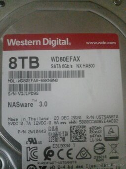 Hard disk wd 8tb red - 2