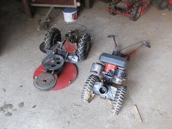 Pohonná motorová jednotka vč. žací lišty a bubn. sekačky - 2