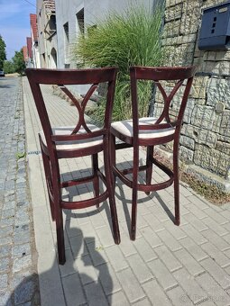 2x barové židle - 2