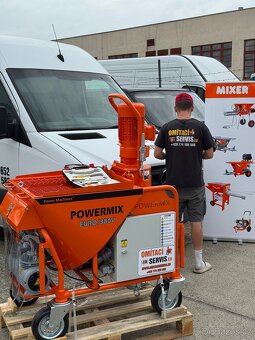 Omítací stroj Powermix 380V záruka 2roky PFT M-TEC Silomat - 2
