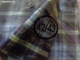 Pánská košile flanelová, vel. 42 - 43 - 2