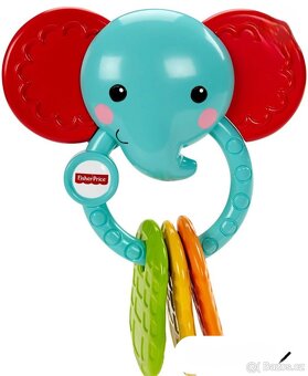 Chrastítko Fisher-Price, měkké kostky, knížka do vody - 2