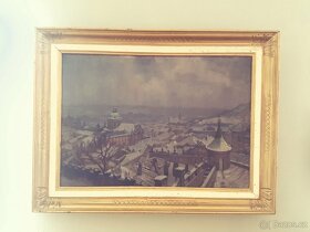 Obraz Zasněžená Praha - Jiří Sýkora 1944 - 2
