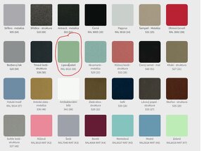 Nový radiátor Isan Akros s háčky - RAL6021 lipová zeleň - 2