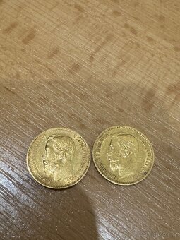 Zlatý 5 Rubl 1898 car Mikuláš II - 2