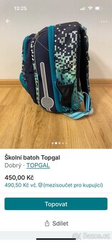 Školní batoh Topgal - 2