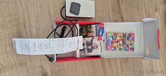 Herní konzole Nintendo SWITCH - OLED Model (White Set) - 2