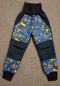 Jarní softshellové kalhoty vel 98 - 2