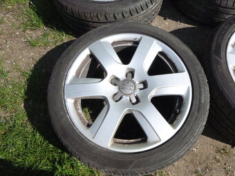 4x orig.alu audi (5x112) letní pneu 225/45 r17 - 2