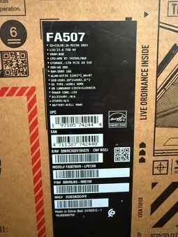 Asus TUF Gaming A15. RTX 4060, Ryzen 7. 22m zaruka Datart. - 2