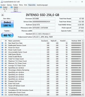 SSD disk 2,5” - 256GB - 2