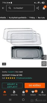 Horkovzdušná friteza Guzzanti v záruce - 2