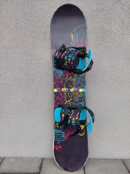 Snowboard GRAVITY SPITT, 110 cm + boty - 2