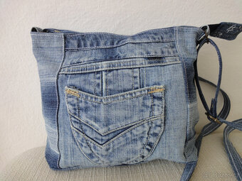 Malá džínová kabelka - 3 kusy/ORIGINÁL - 2