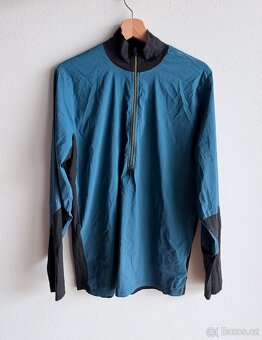 Merino mikina Devold Running Merino Cover Zip Neck Man - 2