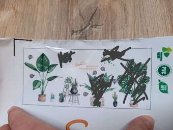 Dekorační samolepky na zeď - zelené rostliny - 2