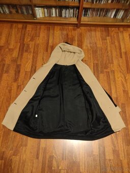 Dámský kabát s kapucí, vlna + kašmír, vel. L - 2